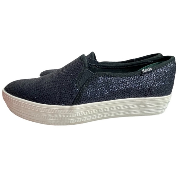 Keds Triple Decker Platform Midnight Blue Shoes Like New! Size 10 - Picture 2 of 6
